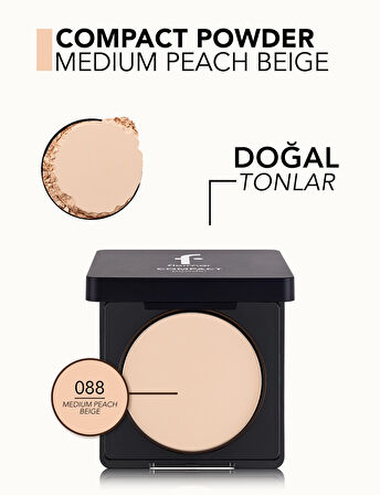 Flormar Yüksek Pigmentli & Yarı Mat Bitişli İnce Yapılı Kompakt Pudra