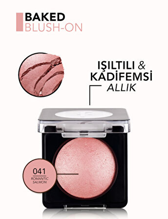Baked Blush-On Yüksek Pigmentli & Doğal Işıltılı Fırınlanmış Allık