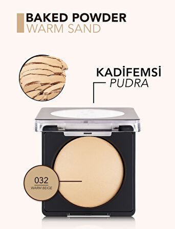 Yüksek Pigmentli & Yarı Mat Bitişli Fırınlanmış Kompakt Pudra