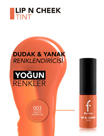 Lip & Cheek Tint Yüksek Pigmentli Yanak ve Dudak Renklendiricisi