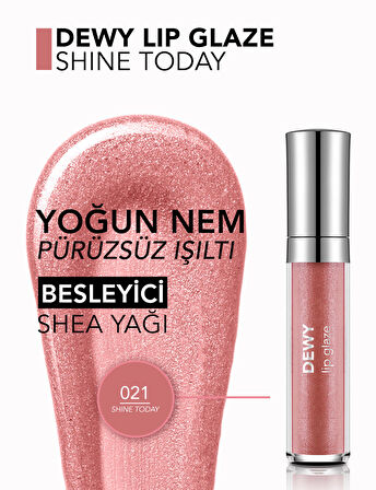 Dewy Lip Glaze Parlak & Dolgun Görünüm Veren Yapışmayan Dudak Parlatıcısı