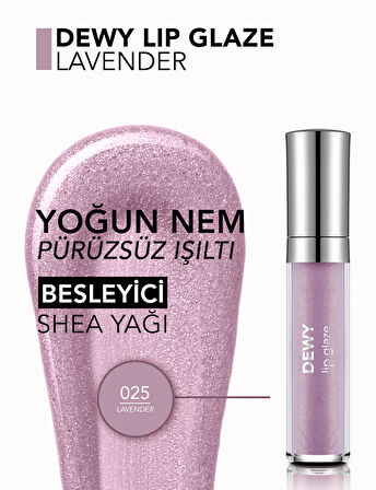 Dewy Lip Glaze Parlak & Dolgun Görünüm Veren Yapışmayan Dudak Parlatıcısı