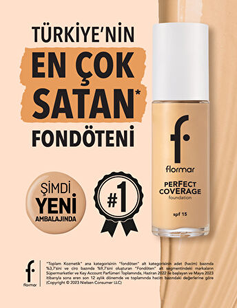 Perfect Coverage Yoğun Kapatıcı Su Bazlı Fondöten (PEMBE ALT TON) -131 Warm Nude -8682536070553