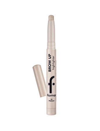 Asansörlü Aydınlatıcı Kaş Kalemi Gümüş -brow Up Highlighter Pencil-001 Diamond-8682536072434