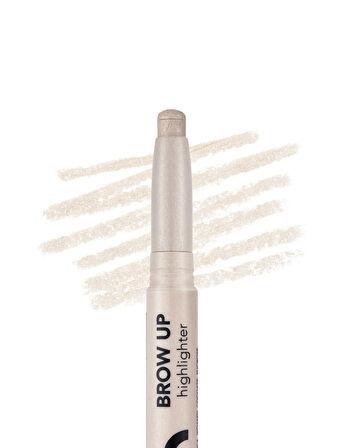 Asansörlü Aydınlatıcı Kaş Kalemi Gümüş -brow Up Highlighter Pencil-001 Diamond-8682536072434