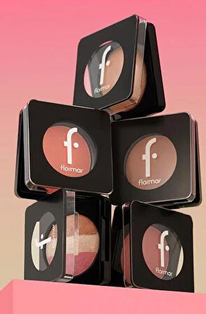 Flormar Baked Blush-On Yüksek Pigmentli & Doğal Işıltılı Fırınlanmış Allık - 059 Dusty Rose