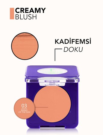 Metaglam Yüksek Pigmentli & Mat Bitişli Kremsi Kompakt Allık