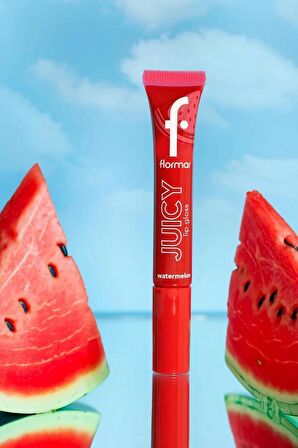 Flormar Juicy Doğal Renk Veren Meyve Aromalı Nemlendirici Dudak Parlatıcısı - 005 Watermelon 