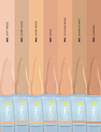 Sun Lovers Nemlendirici Etkili & Doğal Bitişli Renkli Güneş Koruyucu SPF50