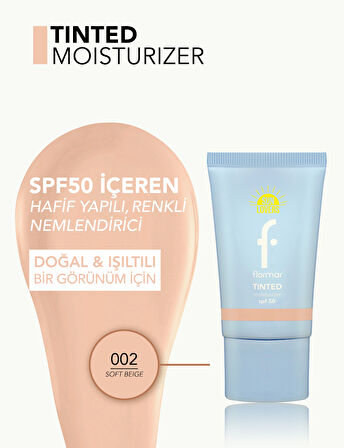Sun Lovers Nemlendirici Etkili & Doğal Bitişli Renkli Güneş Koruyucu SPF50