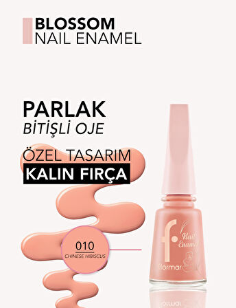 Flormar Blossom Uzun Süre Kalıcı & Parlak Bitişli Oje