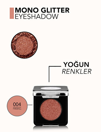 Mono Yüksek Pigmentli & Doğal Işıltılı Kompakt Göz Farı
