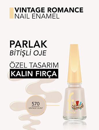 Vintage Romance Yüksek Pigmentli & Parlak Bitişli Oje