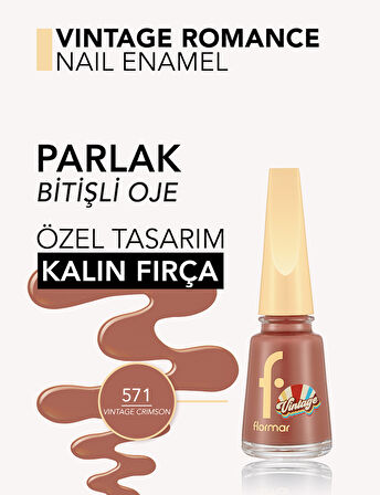 Vintage Romance Yüksek Pigmentli & Parlak Bitişli Oje