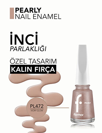 Pearly Yarı Transparan & Parlak Bitişli Sedefli Oje