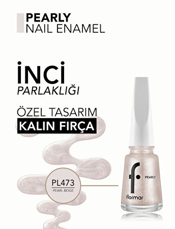 Pearly Yarı Transparan & Parlak Bitişli Sedefli Oje