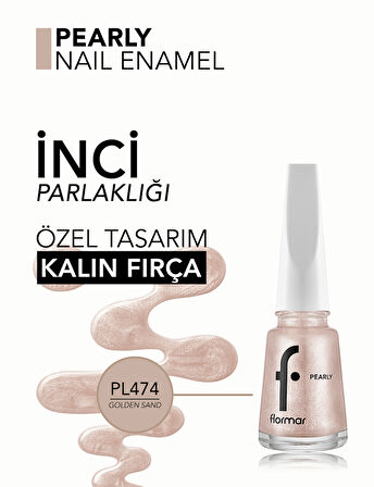 Pearly Yarı Transparan & Parlak Bitişli Sedefli Oje