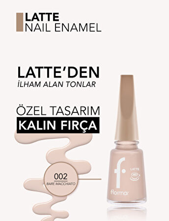 Latte Nail Enamel Yüksek Pigmentli & Parlak Bitişli Oje