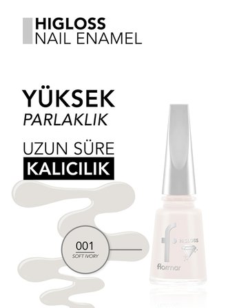 Higloss Uzun Süre Parlaklık Sunan Yüksek Performanslı Işıltılı Bitişli Oje