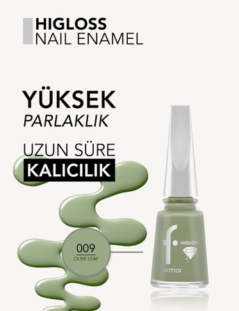 Higloss Uzun Süre Parlaklık Sunan Yüksek Performanslı Işıltılı Bitişli Oje