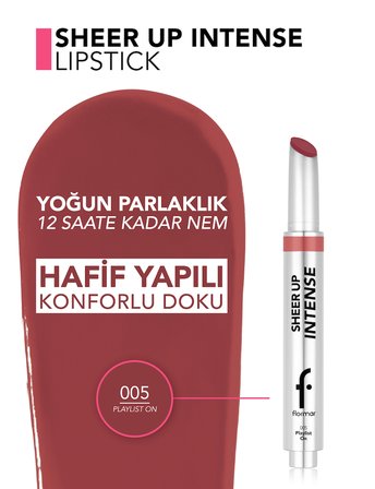Sheer Up Intense Parlak Bitişli Jel Dokulu Dudak Parlatıcısı