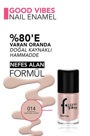 Good Vibes Yüksek Pigmentli & Parlak Bitişli Nefes Alabilen Oje
