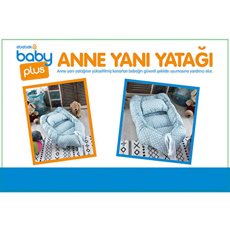 baby plus Baby Nest Güvenli Anne Yanı Yatağı