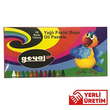 GOYA 12 RENK YAĞLI PASTEL BOYA