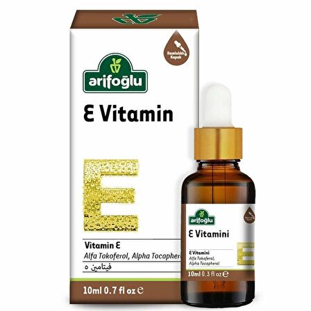 Arifoğlu Doğal E Vitamini 10 Ml