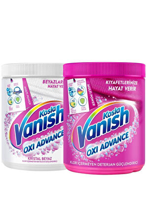 Vanish Multipower Leke Çıkartıcı Deterjan Güçlendirici Toz 2 x 800 gr Renkliler Beyazlar Için