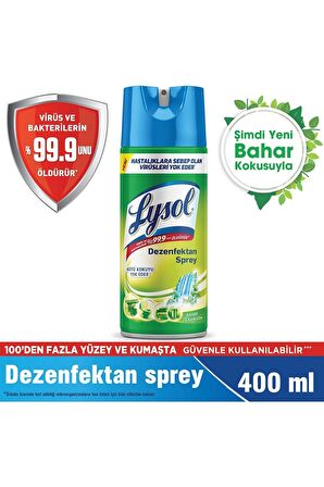 Lysol Dezenfektan Sprey Bahar Ferahlığı, Yüzeyler Için, 400 ml