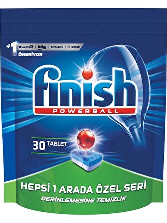 Finish Hepsi Bir Arada Özel Seri Bulaşık Makinesi Tableti 30'lu