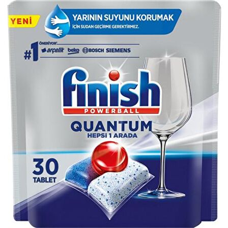 Finish Quantum 30 Yıkama Tablet Bulaşık Makinesi Deterjanı 30 Adet 