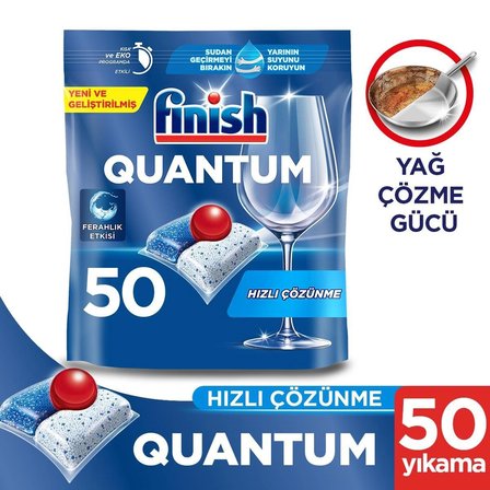 Finish Quantum Bulaşık Makinesi Tableti 50'li 
