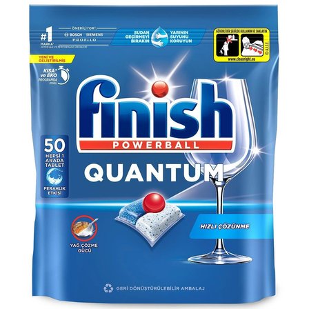 Finish Quantum Bulaşık Makinesi Tableti 50'li 