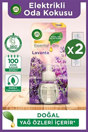 Elektrikli Oda Kokusu Yedek Lavanta X 2