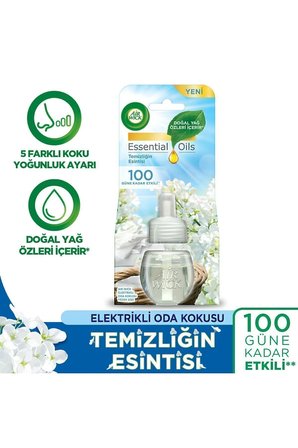 Elektrikli Oda Kokusu Yedek Şişe Seti x6 (Bahar Çiçekleri x2 - Temizliğin Esintisi x2 - Lav