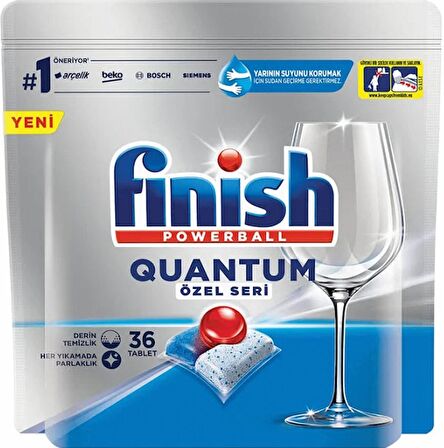 Finish Quantum Bulaşık Makinesi Tableti 36'lı 