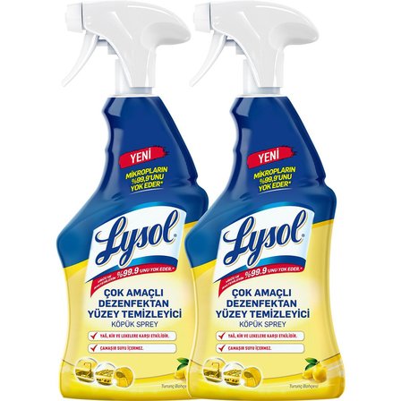 Lysol Çok Amaçlı Sprey 750 ml x 2
