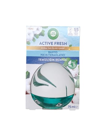 AİR WICK ACTIVE FRESH BANYO HAVA FERAHLATICI (TEMİZLİĞİN ESİNTİSİ) 75 ML