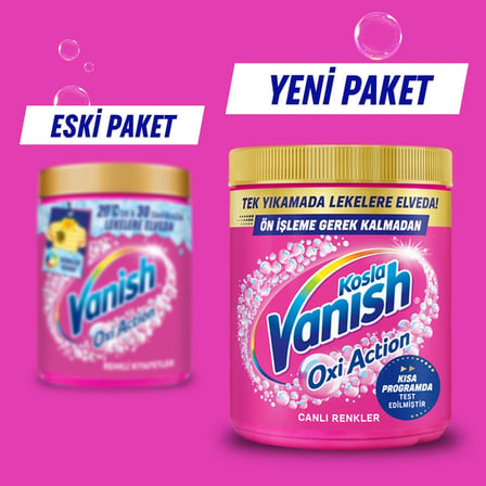 Kosla Vanish Ultimate Toz Pembe 480 Gr