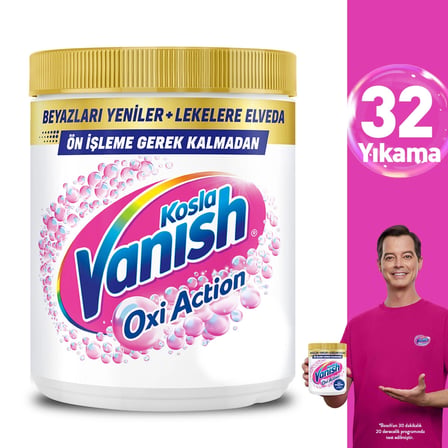 Vanish Oxi Toz Renkli 970 gr + Beyaz 970 gr 