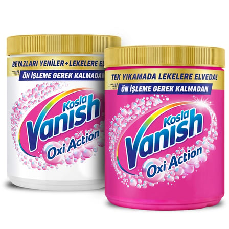 Vanish Oxi Toz Renkli 970 gr + Beyaz 970 gr 