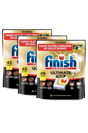 Ultimate Plus Bulaşık Makinesi Deterjanı Kapsül Tablet Limon 135 Adet (3x45)