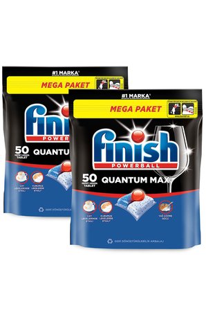 Quantum Max Bulaşık Makinesi Deterjanı Kapsül Tablet 100 Adet (2x50)