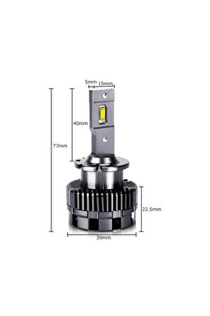 M10 D2s Led Far Ampul 17200 Lümen 35w D Serisi Led Xenon 2&#39;li Set