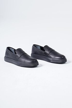 Hakiki Deri Erkek Loafer Casual Sneaker Spor Ayakkabı