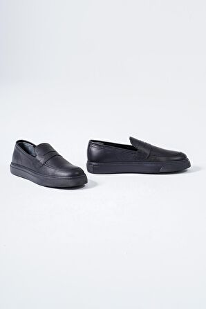 Hakiki Deri Erkek Loafer Casual Sneaker Spor Ayakkabı