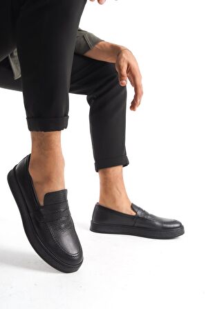 Erkek Hakiki Deri Termo Taban Comfort Loafer Günlük Ayakkabı