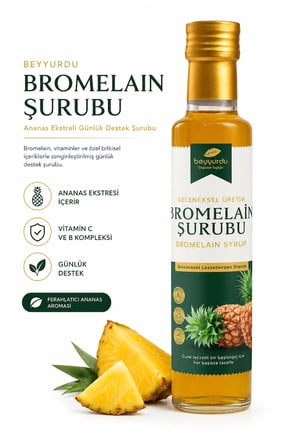 Bromelain Şurubu Beyyurdu Ananas Ekstreli Günlük Destek Şurubu